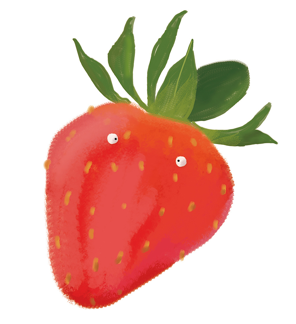 手绘水果|插画|创作习作|滴溜明月 - 原创作品 - 站酷 (zcool)