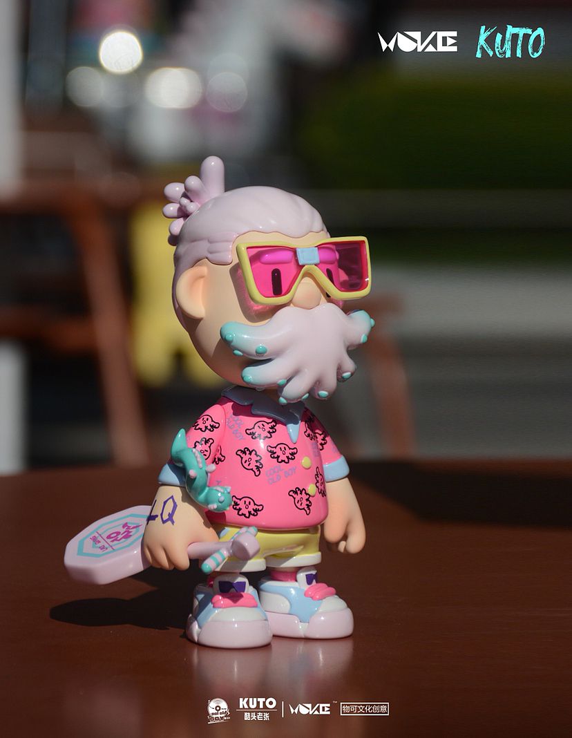 潮玩大娃KUTO酷头老张样品实拍图（图ZMzIyOTgzMTcy） - 玩具 - 站酷设计师Superdang原创素材 - 站酷ZCOOL
