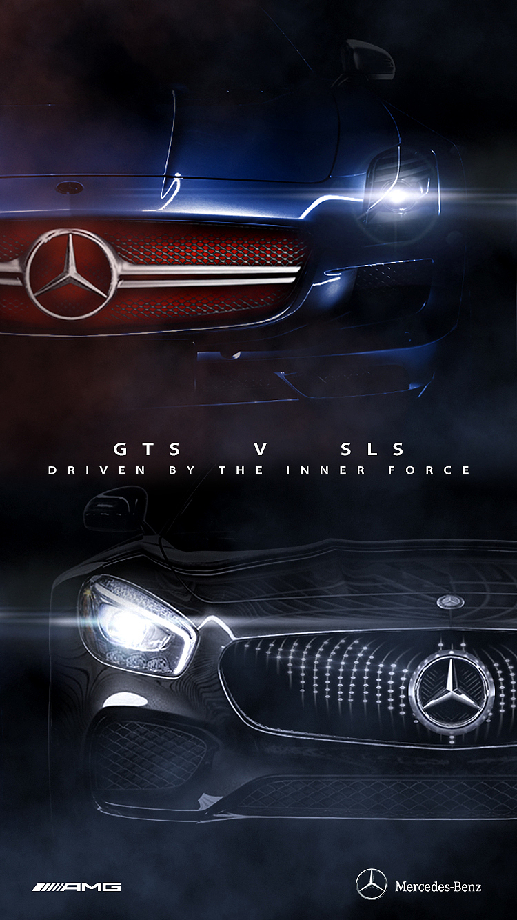 奔驰超人蝙蝠侠口碑营销海报