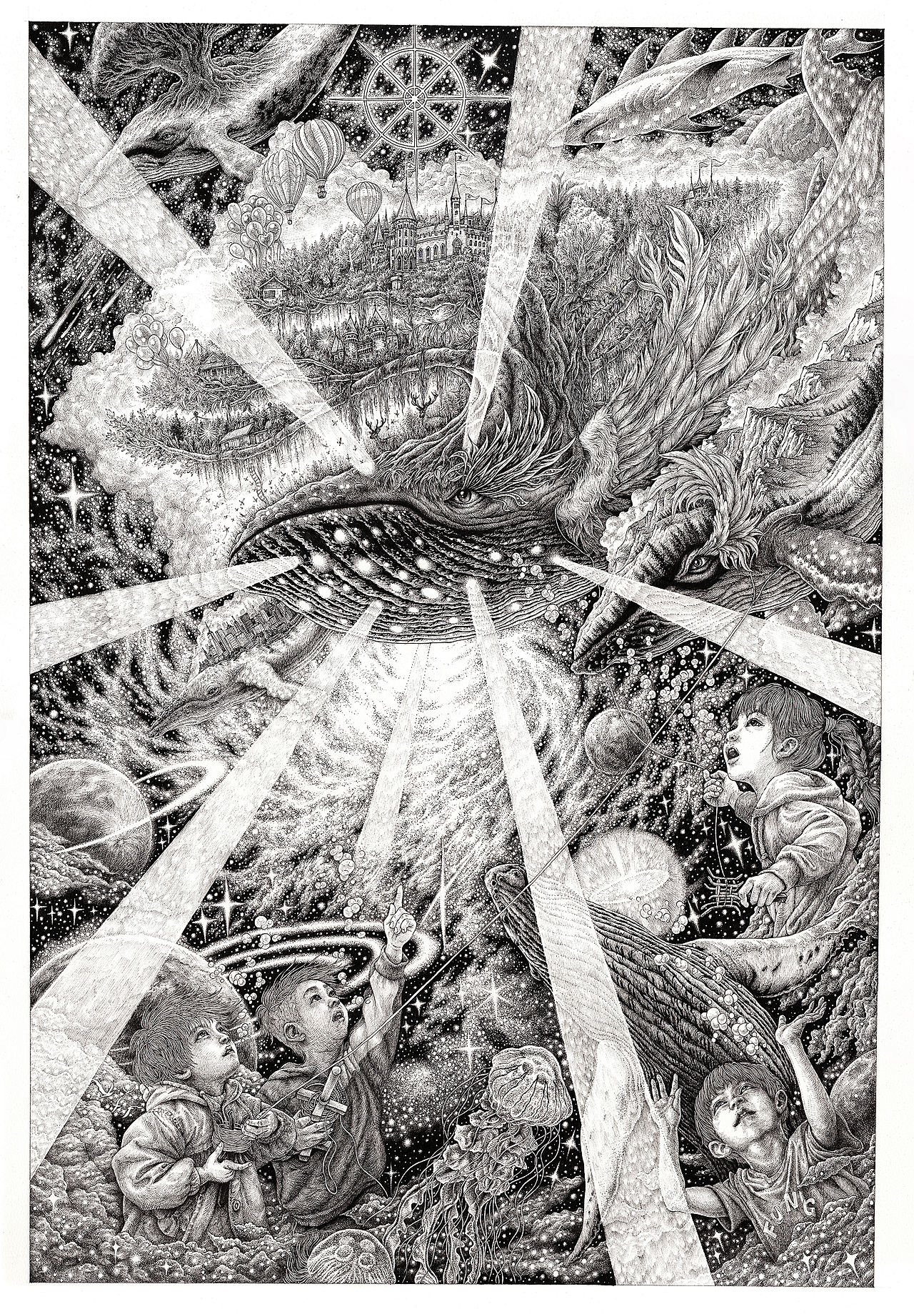 “窒息微观”系列五号试验作品——《J世界的侧立面》(图ZMTAyMTUxMzE2) - 绘画 - 站酷设计师傅淳强画者之旅原创素材 - 站酷ZCOOL