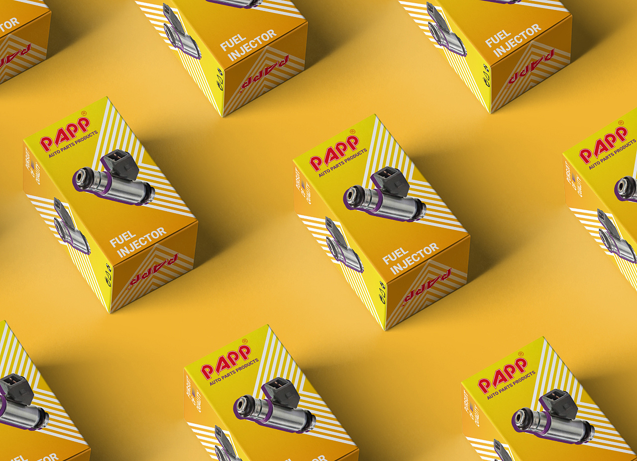 汽配零件 × 喷油嘴包装盒设计 × 2018