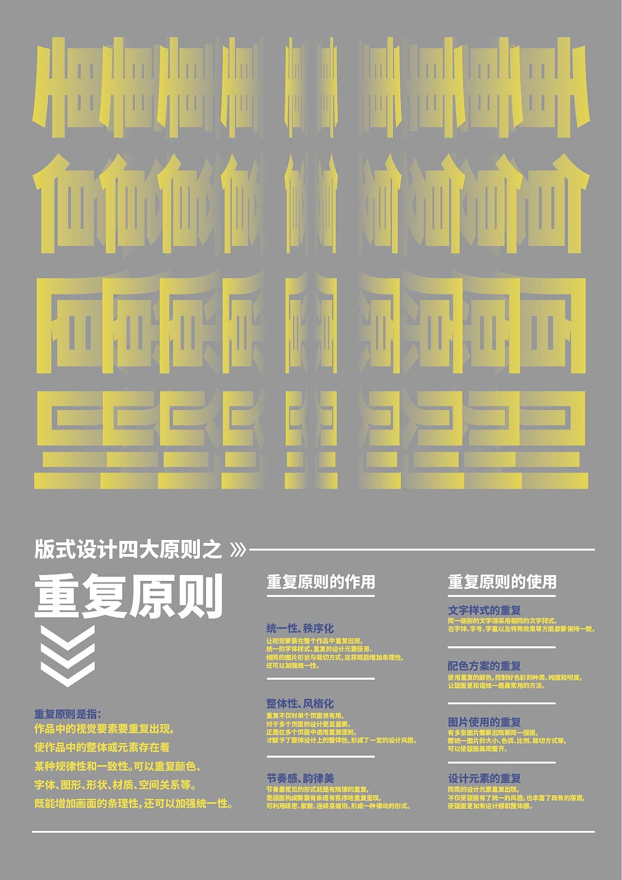 设计四大原则之重复性原则