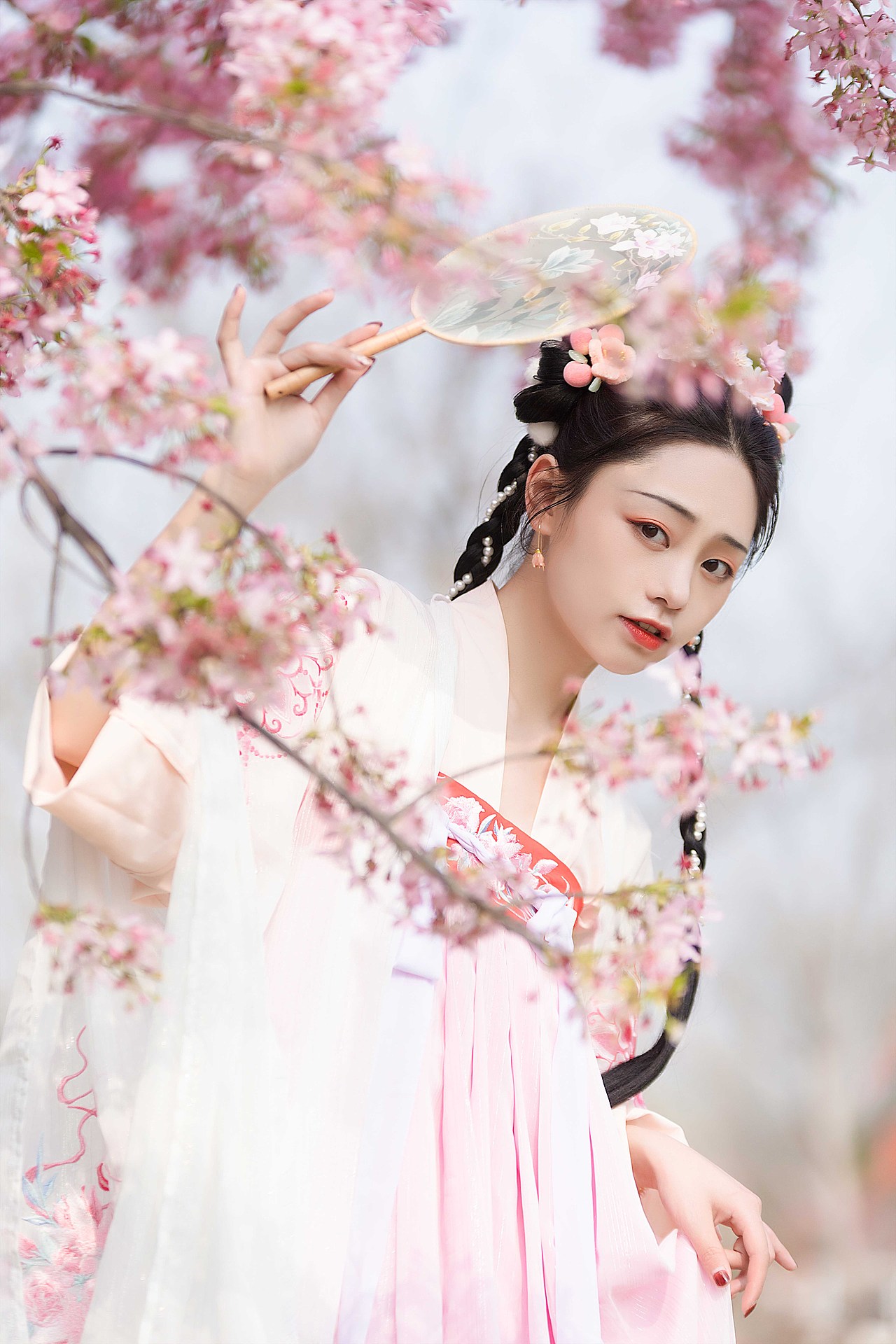 桃花依旧笑春风古风汉服系列作品