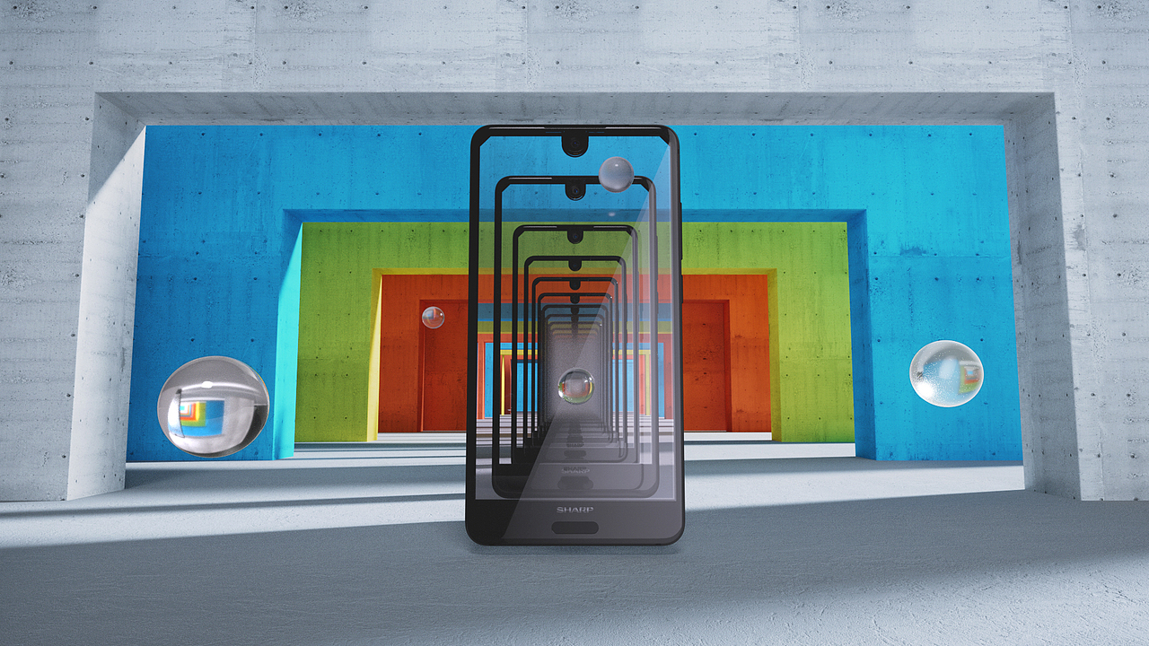 SHARP_AQUOS S2全面屏手机概念视频