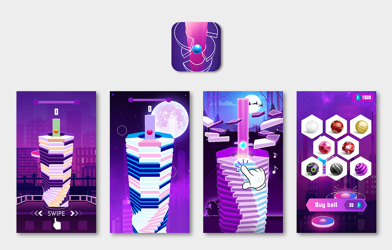 应用商城APP展示页&icon（图ZMjQwNjE5ODk2） - 其他平面 - 站酷设计师Pokonyan原创素材 - 站酷ZCOOL