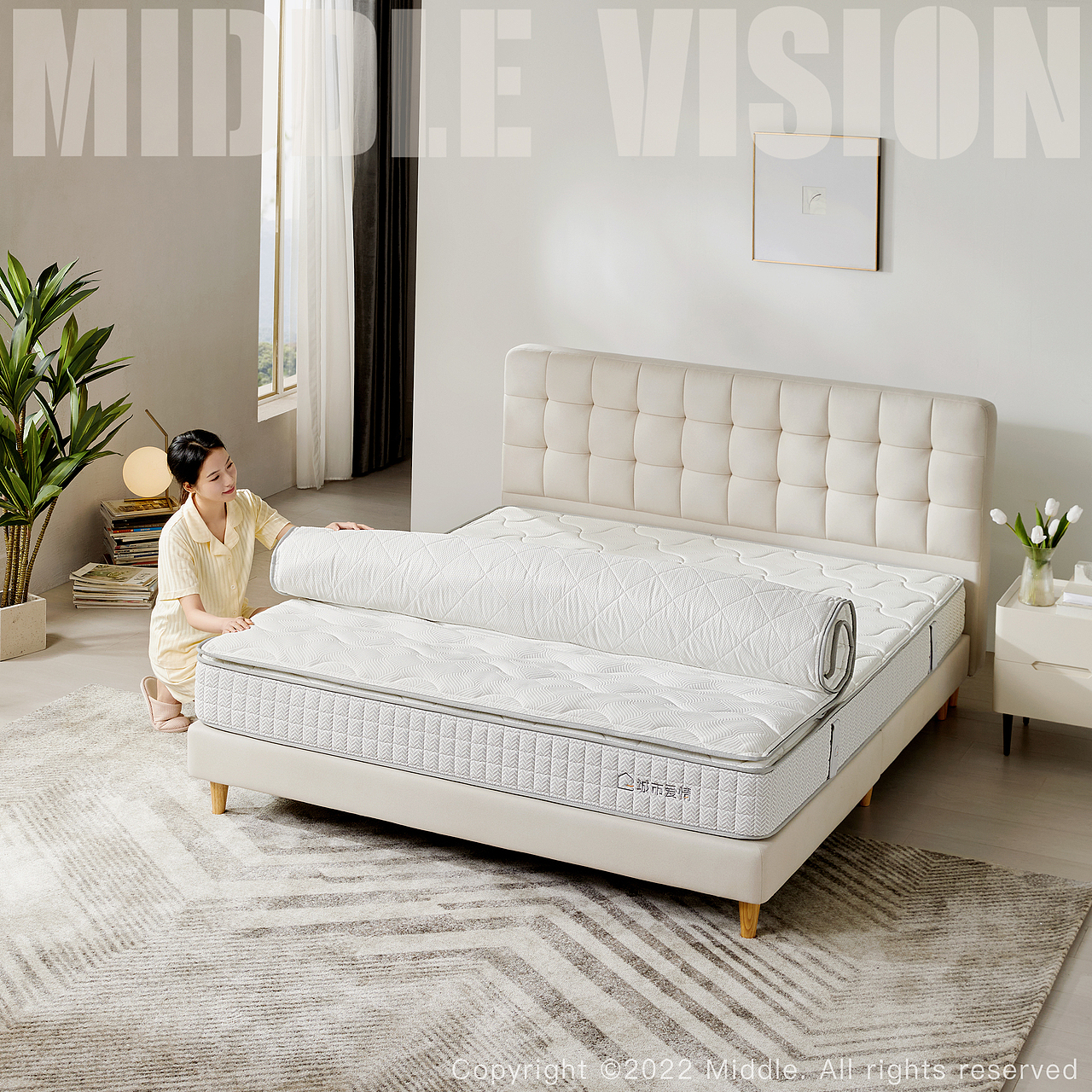 弥道MiddleVision X 城市爱情床垫拍摄