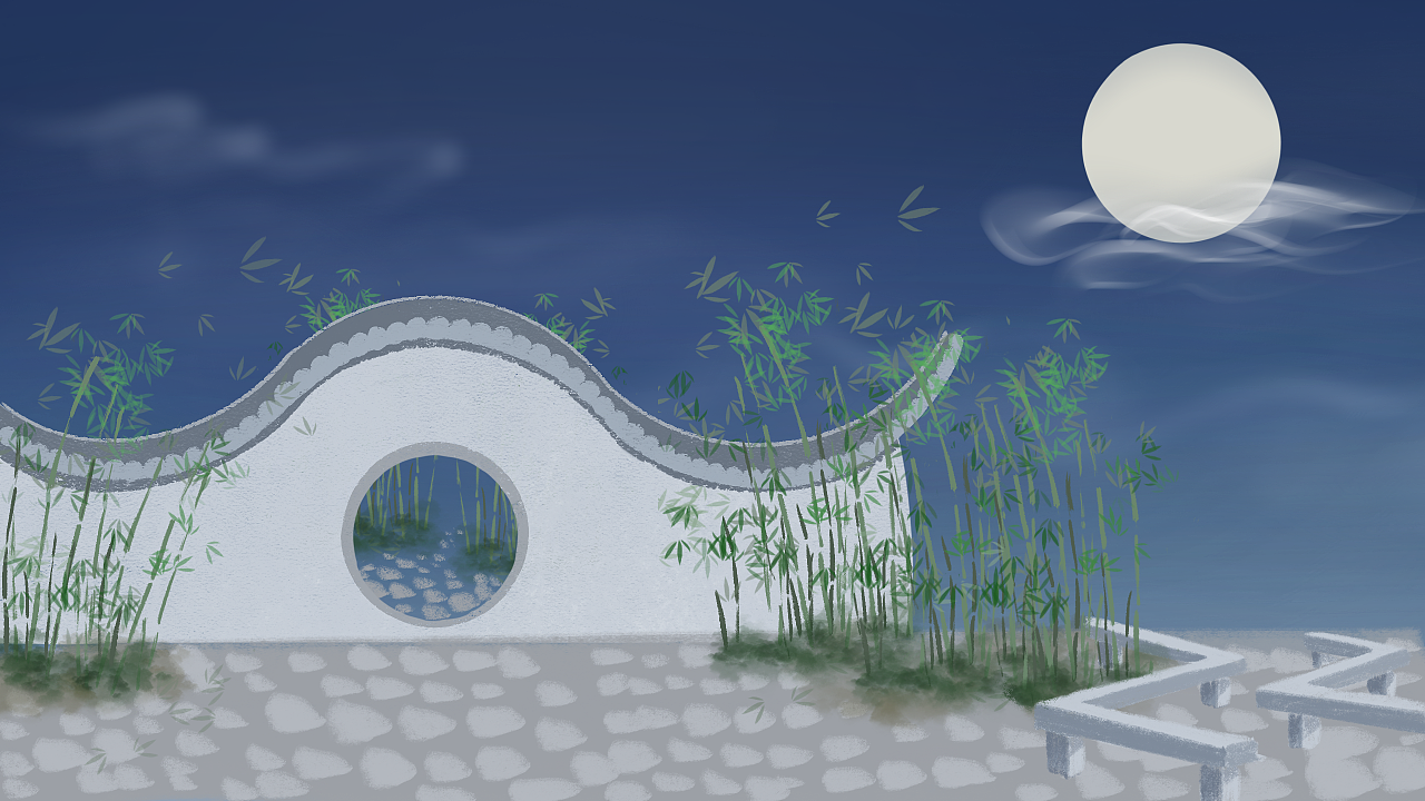 【红楼梦】场景插画（图ZMjAxMzExMTMy） - 创作习作 - 站酷设计师相叶七树原创素材 - 站酷ZCOOL
