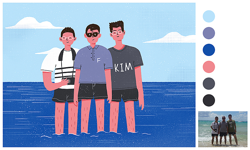 照片转插画10张小练习