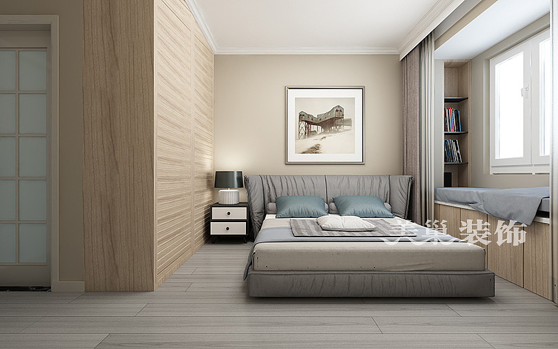 现代主卧衣柜效果图