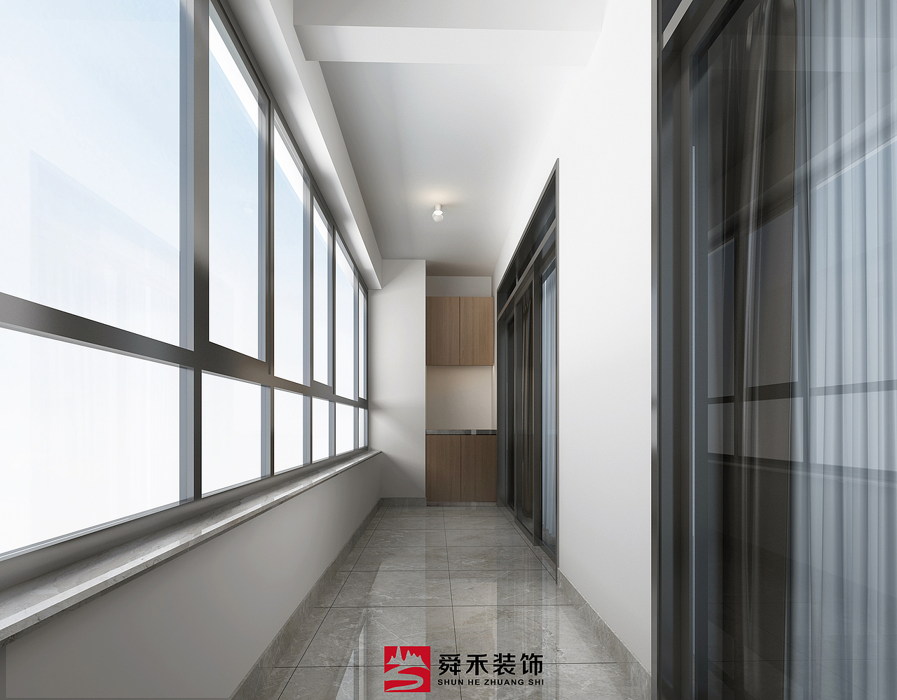 济南院子四合院别墅楼房样板间装修装饰设计效果图