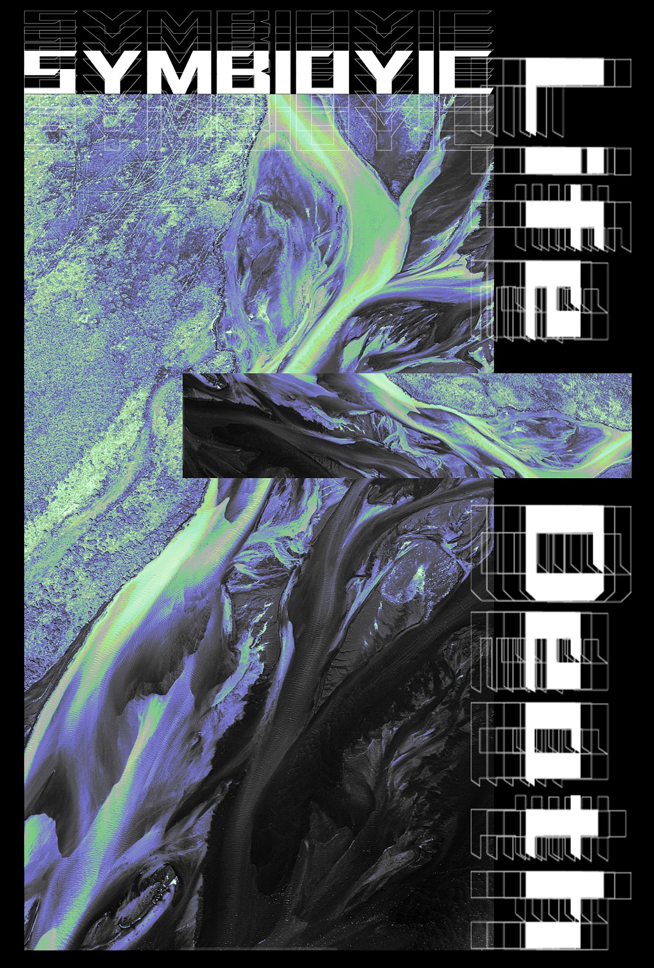 酸性设计 海报的一些练习(有参考)|平面|海报|梦中雨 - 临摹作品