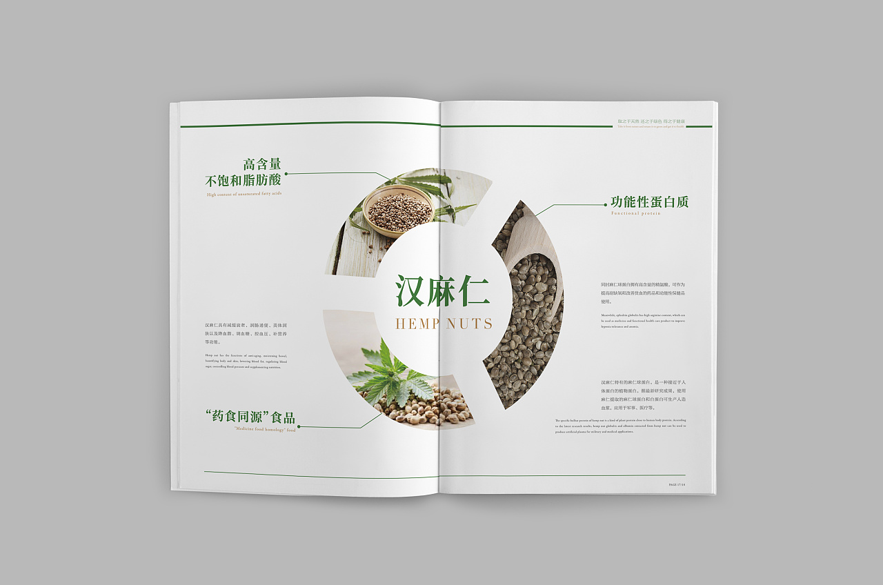 恒源汉麻画册设计