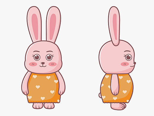 兔筱筱（個(gè)人主頁(yè)-ZNTIzMzA4NDQ=） - IP形象 - 站酷設(shè)計(jì)師雨_跡原創(chuàng)素材 - 站酷ZCOOL