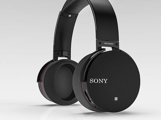 sony mdr-xb950建模渲染