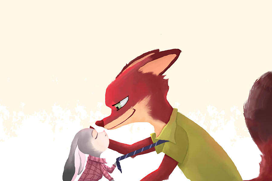 疯狂动物城的随便涂鸦(练习)