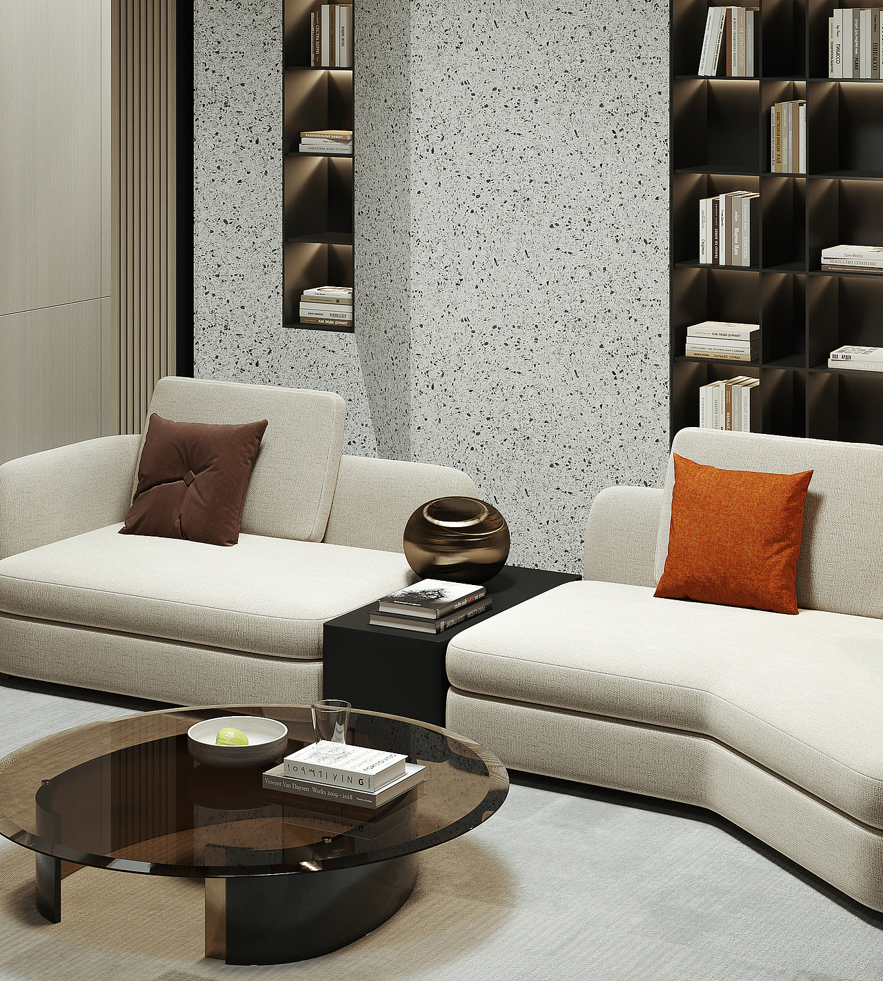 现代别墅客餐厅