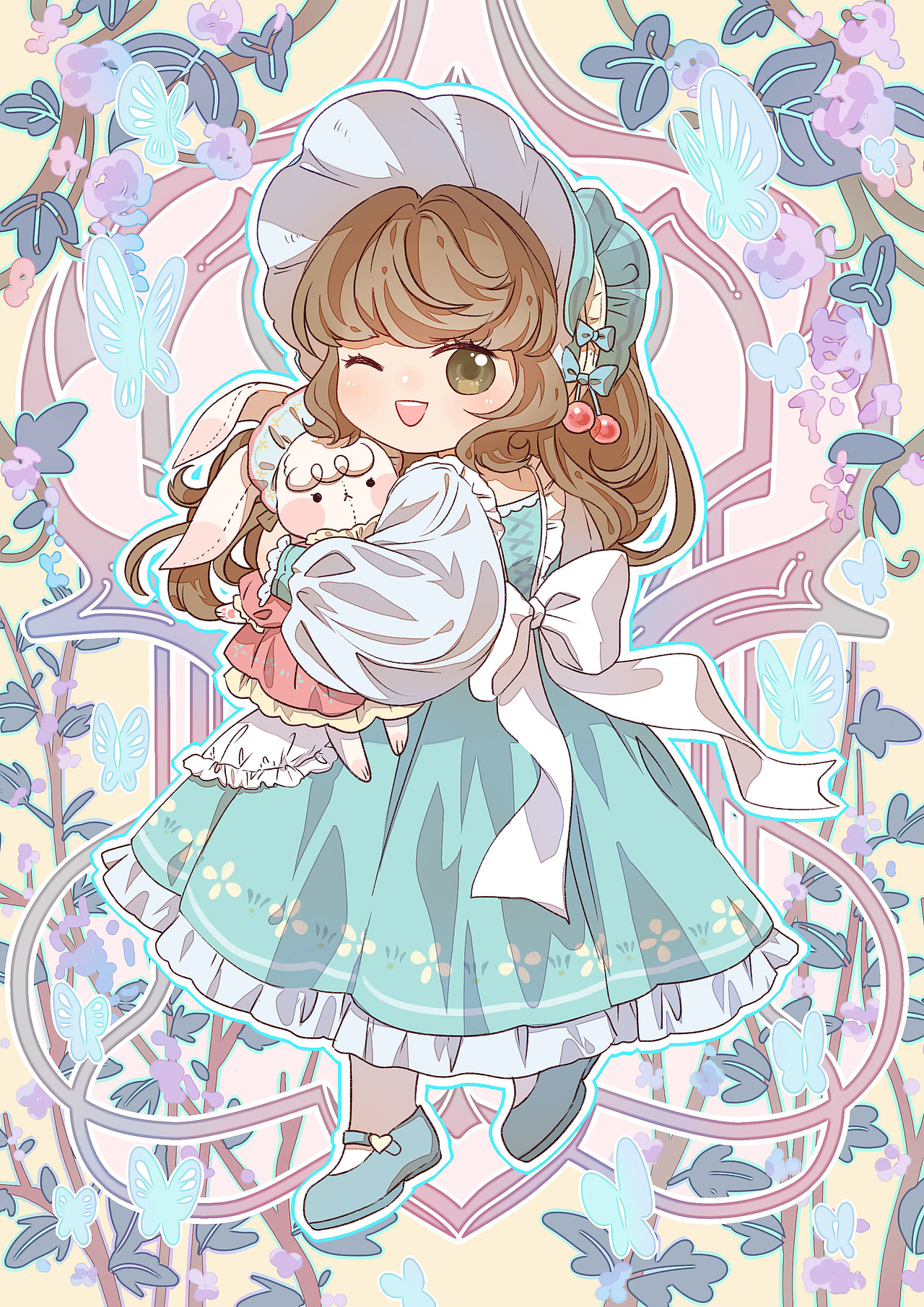 春物穆光系列Ⅱ（图ZMzA3NTY5MDY0） - 商业插画 - 站酷设计师画技有限原创素材 - 站酷ZCOOL