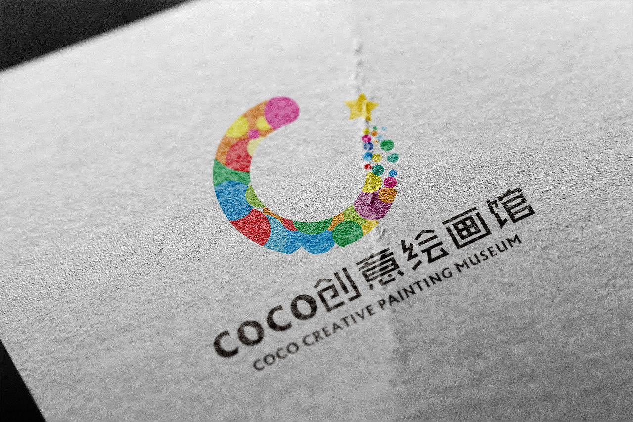 coco创意绘画馆 LOGO设计