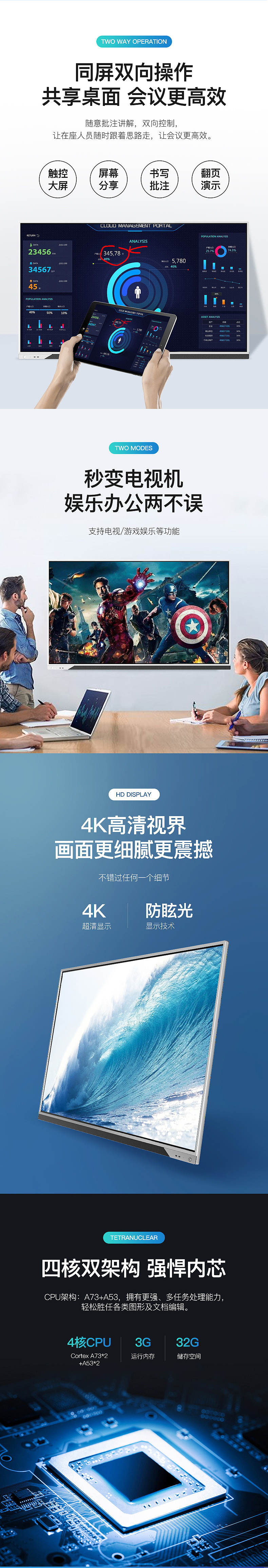 会议平板详情页（图ZMjMyNDE0NTQ4） - 电商 - 站酷设计师跳进海里躲雨原创素材 - 站酷ZCOOL