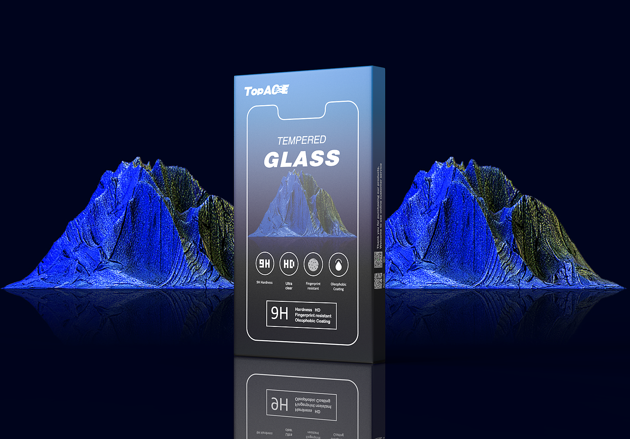 钢化膜包装盒（图ZMjU2MzE1MjY0） - 包装 - 站酷设计师面包Phoenix原创素材 - 站酷ZCOOL