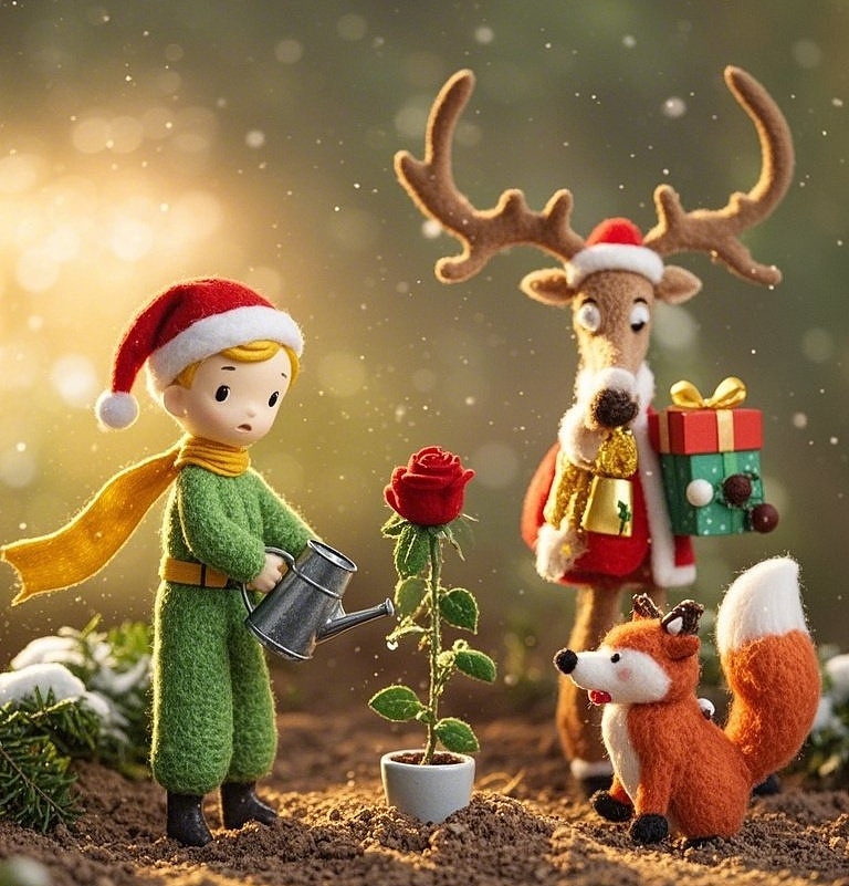 圣诞奇遇记：节日主题贴纸（图ZMzgyMzQ0NTQw） - AI作品 - 站酷设计师雪里莓工作室原创素材 - 站酷ZCOOL