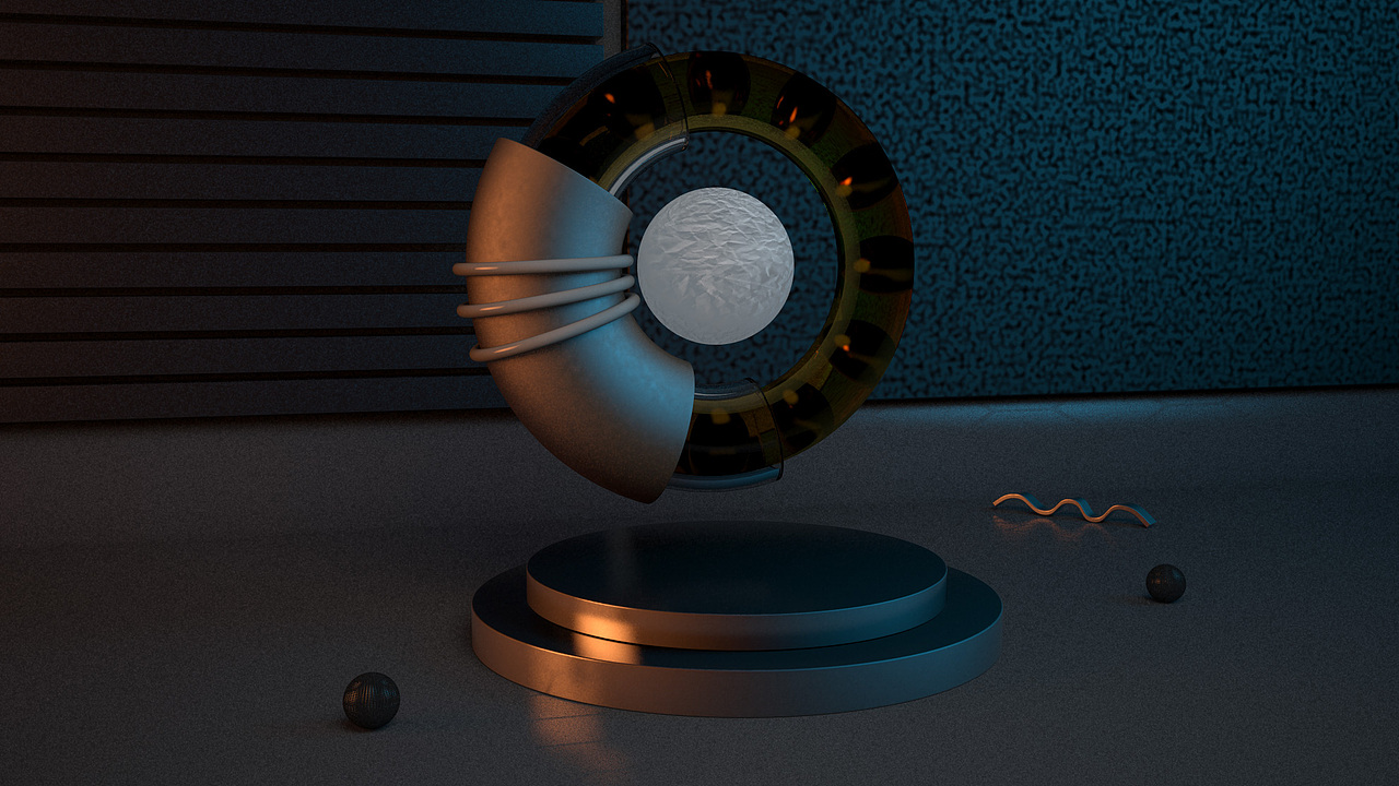 C4D小练习（图ZOTQyNTkyMTY=） - 场景 - 站酷设计师rechi原创素材 - 站酷ZCOOL