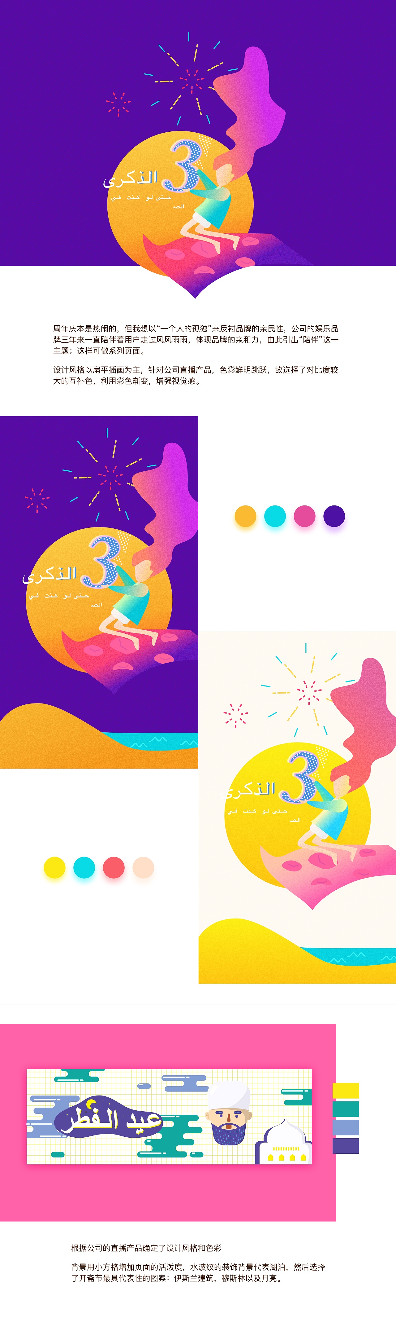 周年慶（圖ZMTc4NjAwMzU2） - 閃屏/壁紙 - 站酷設(shè)計(jì)師糯米團(tuán)子Aimee原創(chuàng)素材 - 站酷ZCOOL