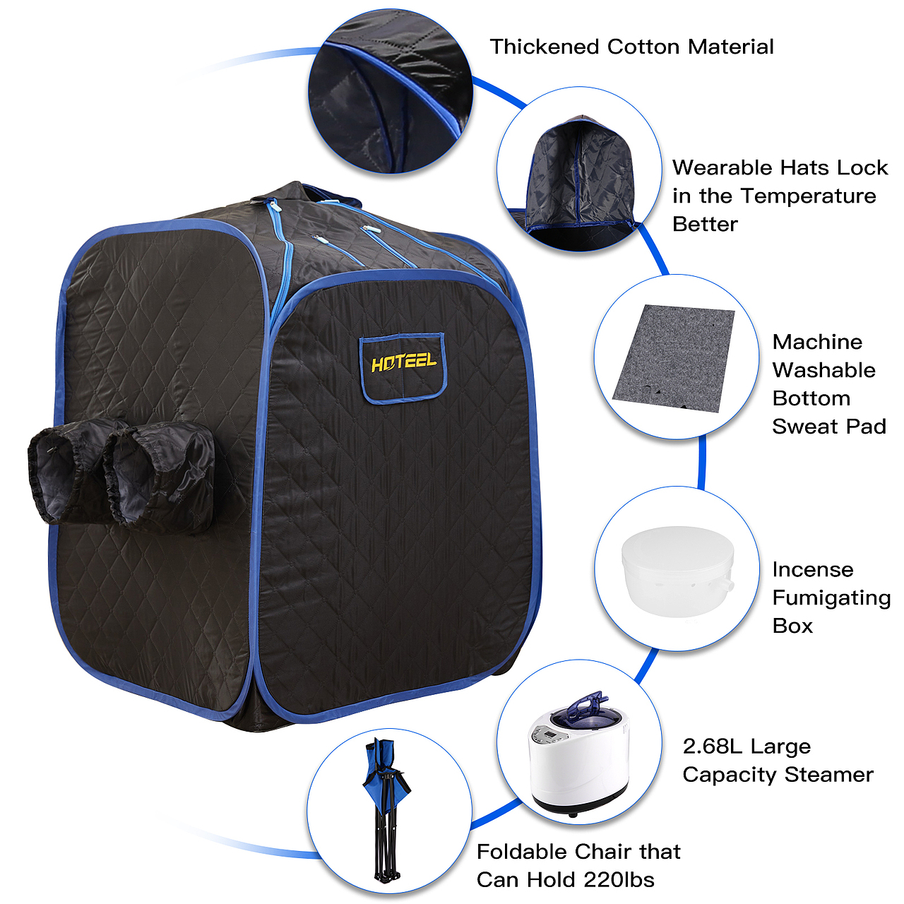 桑拿箱产品拍摄_主图设计_A+页面设计-狮子头视觉