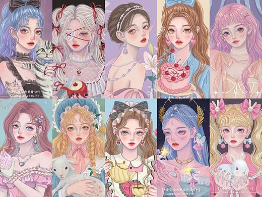 近期少女人像插画总结2