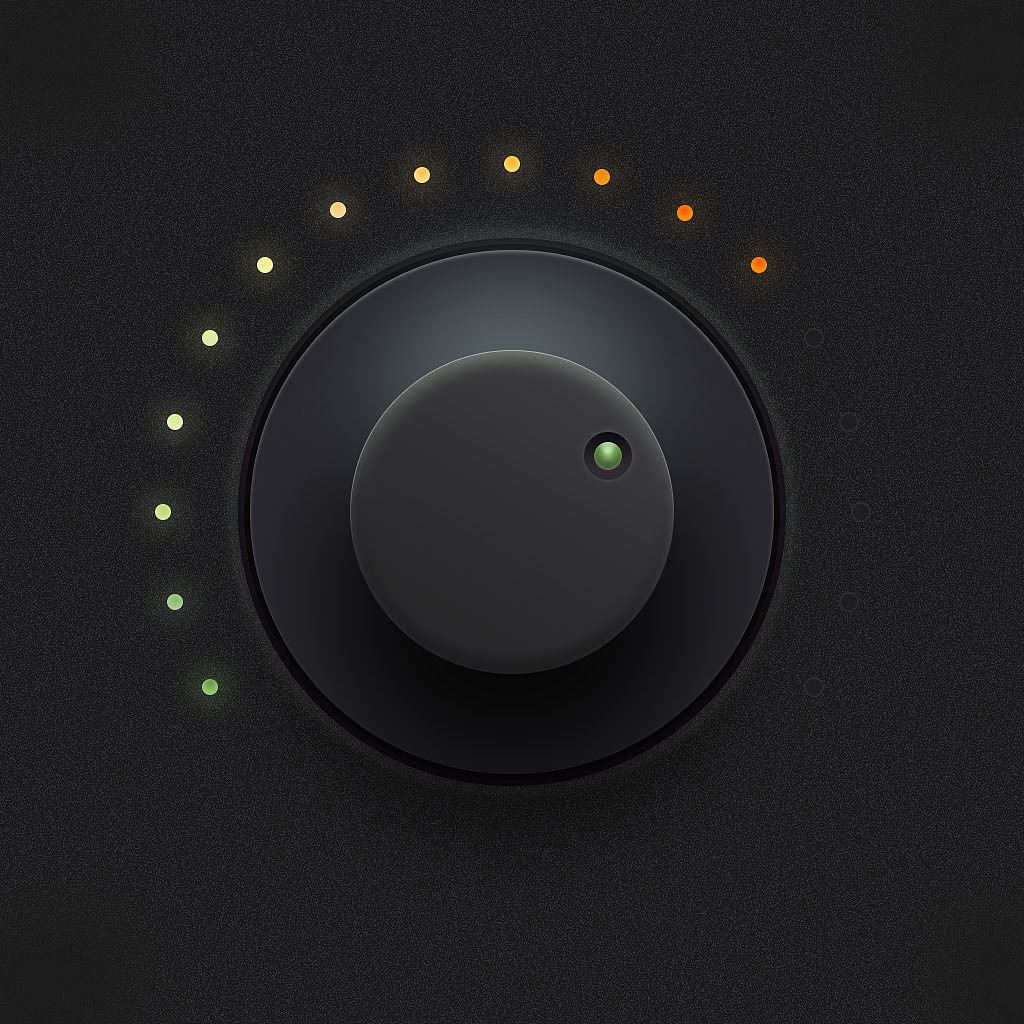 【临摹】黑色旋钮