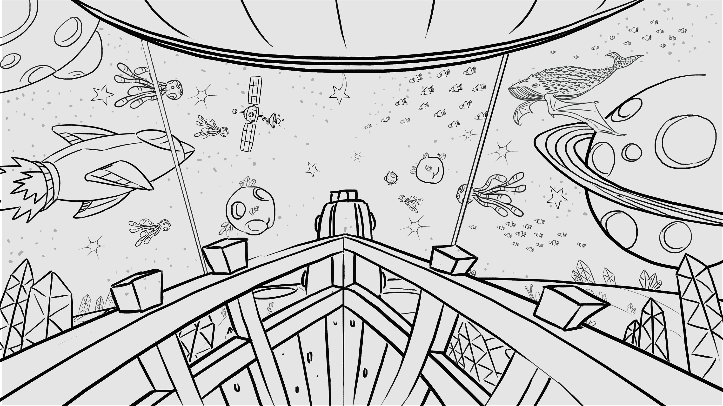 一些场景插图|插画|商业插画|又易棵草 - 原创作品 - 站酷 (zcool)