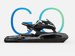 沙滩清洁车素材