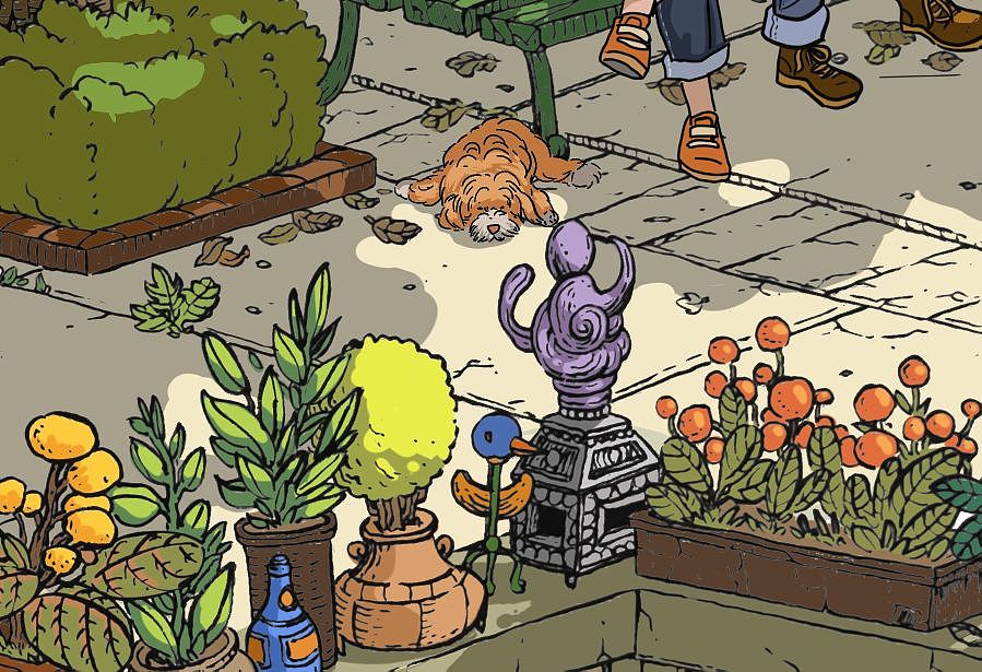 临海的街区 | 原创插画场景（图ZMzI2NjY2NTE2） - 商业插画 - 站酷设计师塔手TASOO原创素材 - 站酷ZCOOL