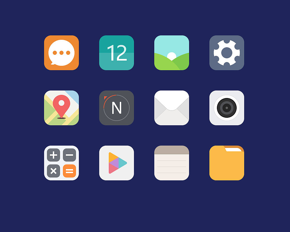 扁平,微扁平ui图标