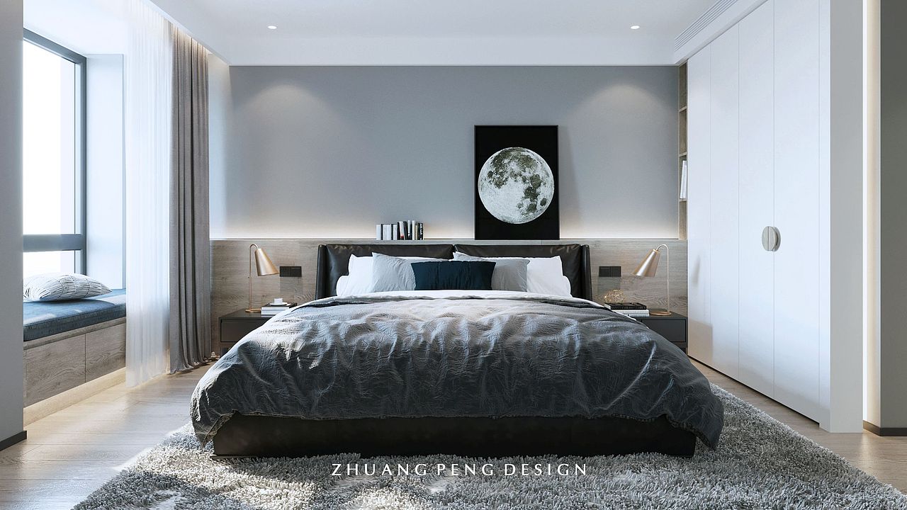 潍坊异地操作的一套160平米的平层设计