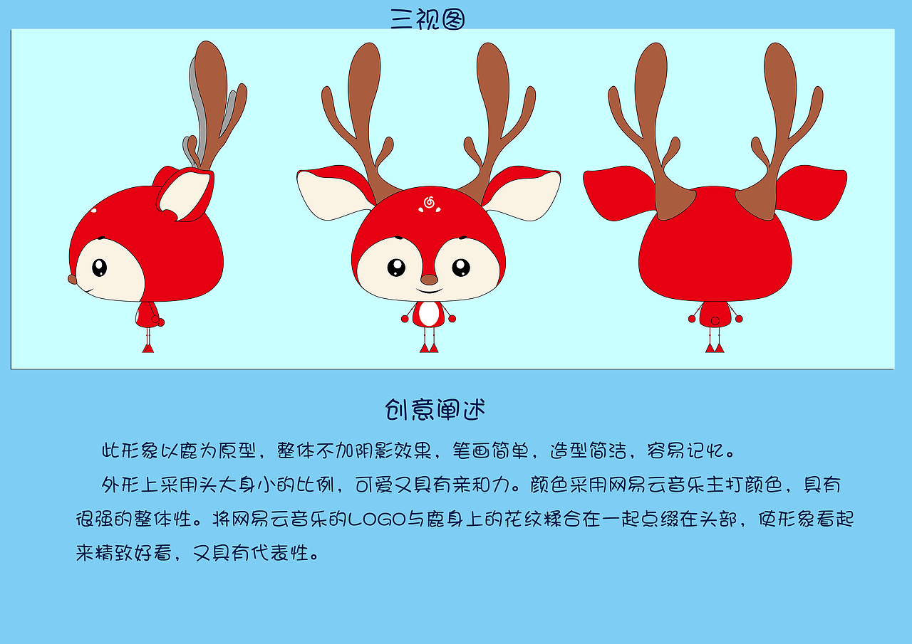 网易云音乐品牌卡通形象设计