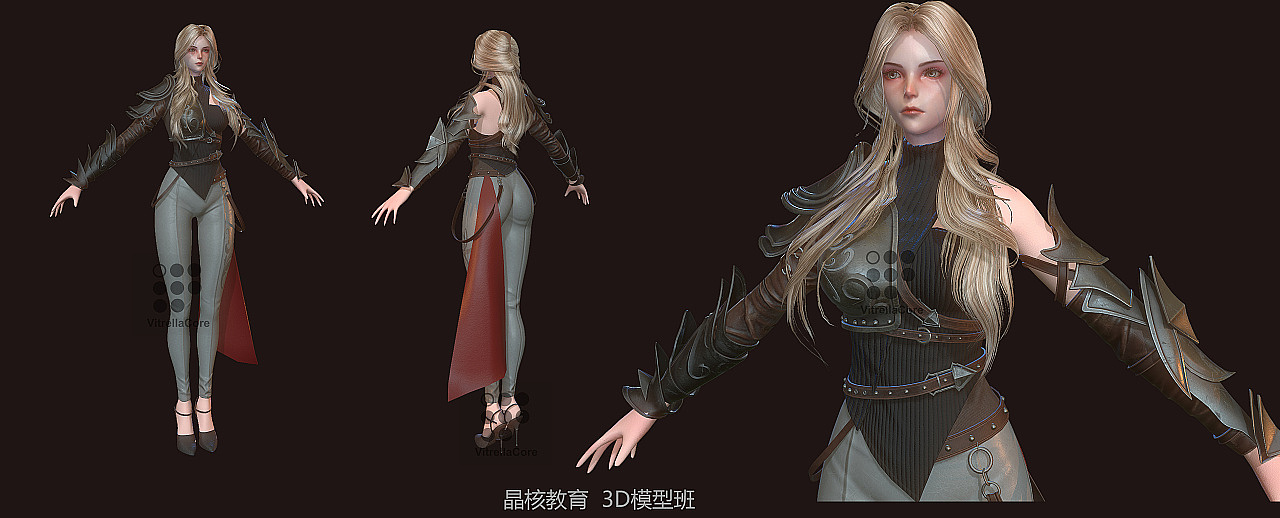3d角色服装学习（图ZMTc5ODExNzgw） - 人物/生物 - 站酷设计师晶晶回来啦原创素材 - 站酷ZCOOL