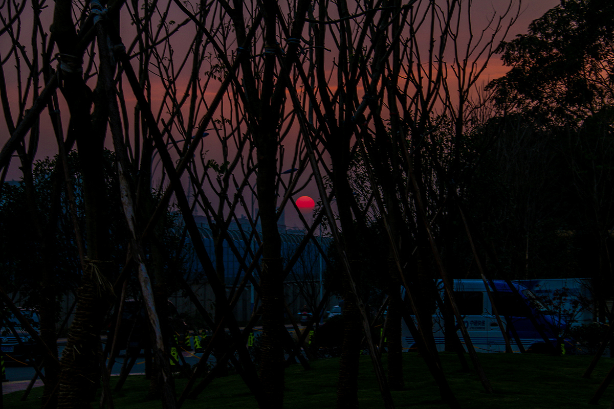 一支烟的功夫，太阳就落山了（图ZNjIwNDE5MDA=） - 风光摄影 - 站酷设计师阳先森原创素材 - 站酷ZCOOL