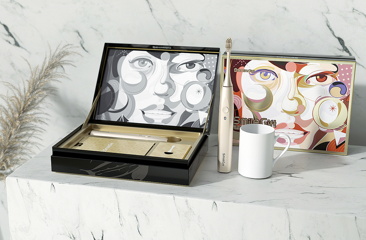 smilegift产品形象设计（图ZMjU1NDYxMzk2） - 包装 - 站酷设计师AOCHDA奥创原创素材 - 站酷ZCOOL