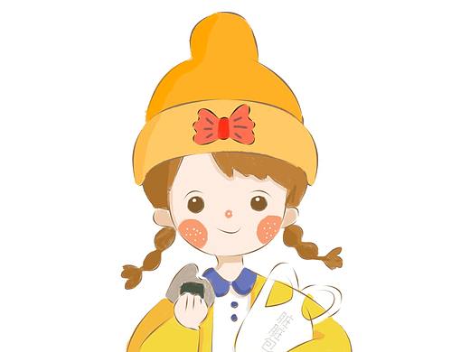 一个好饿的女孩