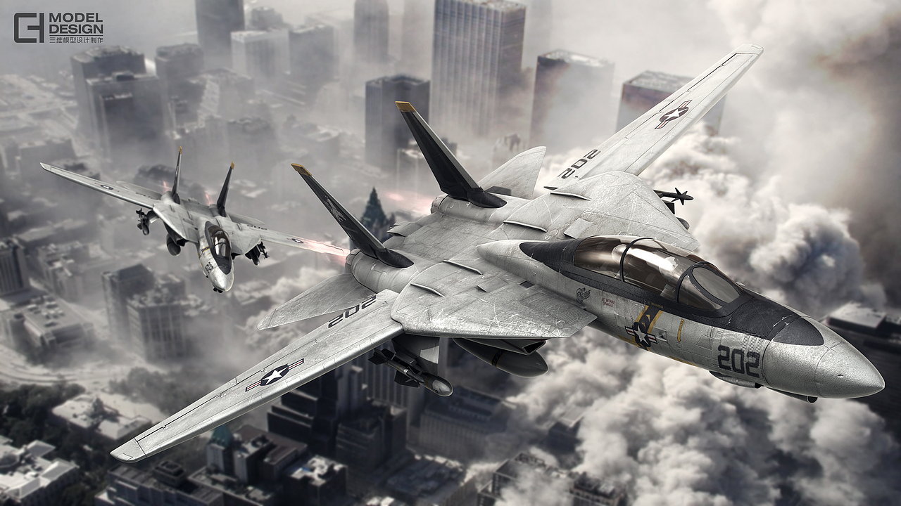 F14戰(zhàn)斗機（圖ZNTU0NjQyMjA=） - 機械/交通 - 站酷設(shè)計師焦耳制造原創(chuàng)素材 - 站酷ZCOOL