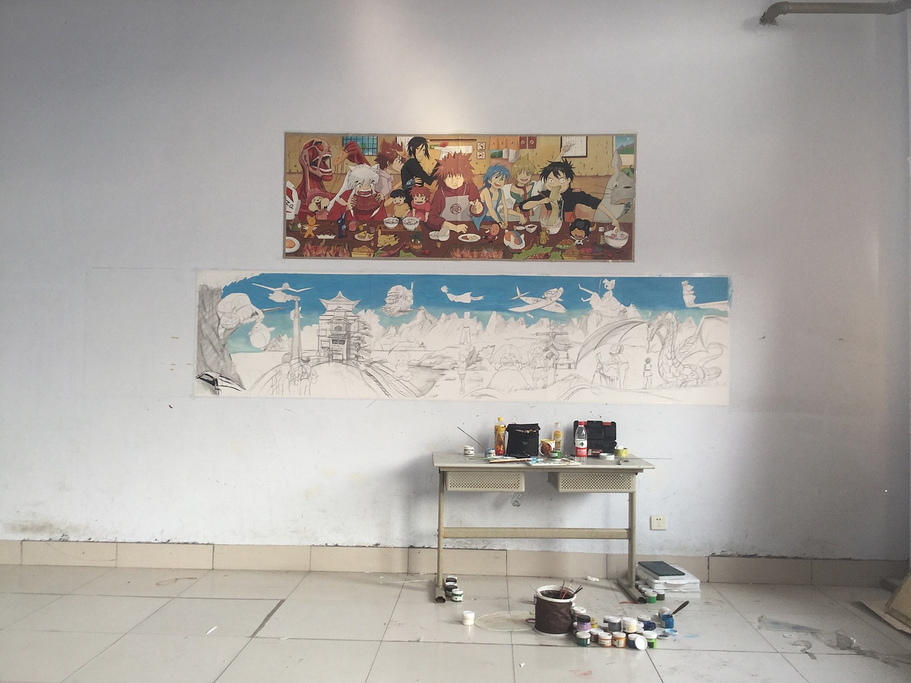 向宫崎骏致敬（图ZMzU5NDA1NzI=） - 单幅漫画 - 站酷设计师狱炼梵高原创素材 - 站酷ZCOOL