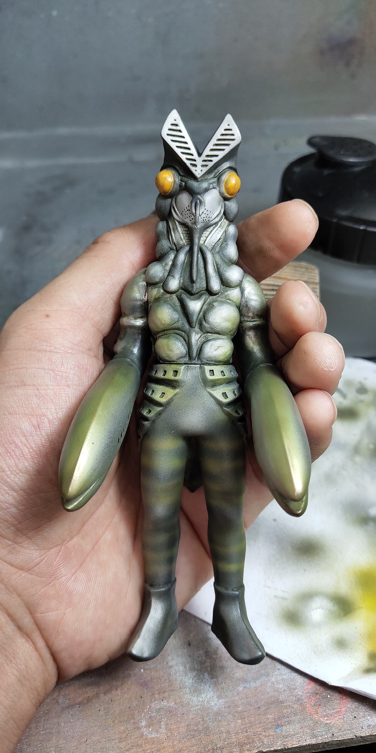 喷涂作品"巴尔坦星人"|手工艺|手办/模玩|smog_原创作品-站酷zcool