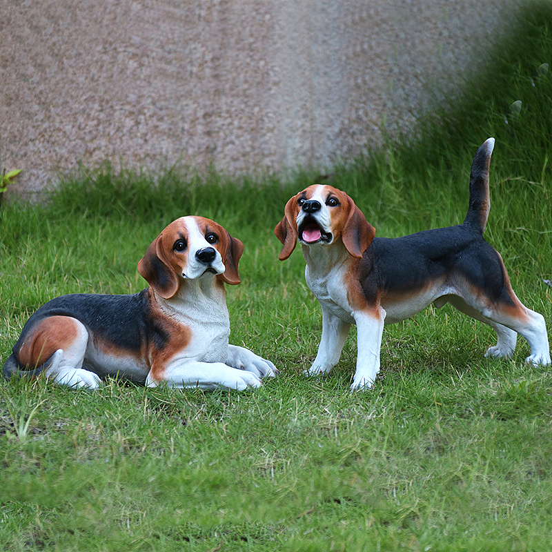玻璃钢宠物狗雕塑