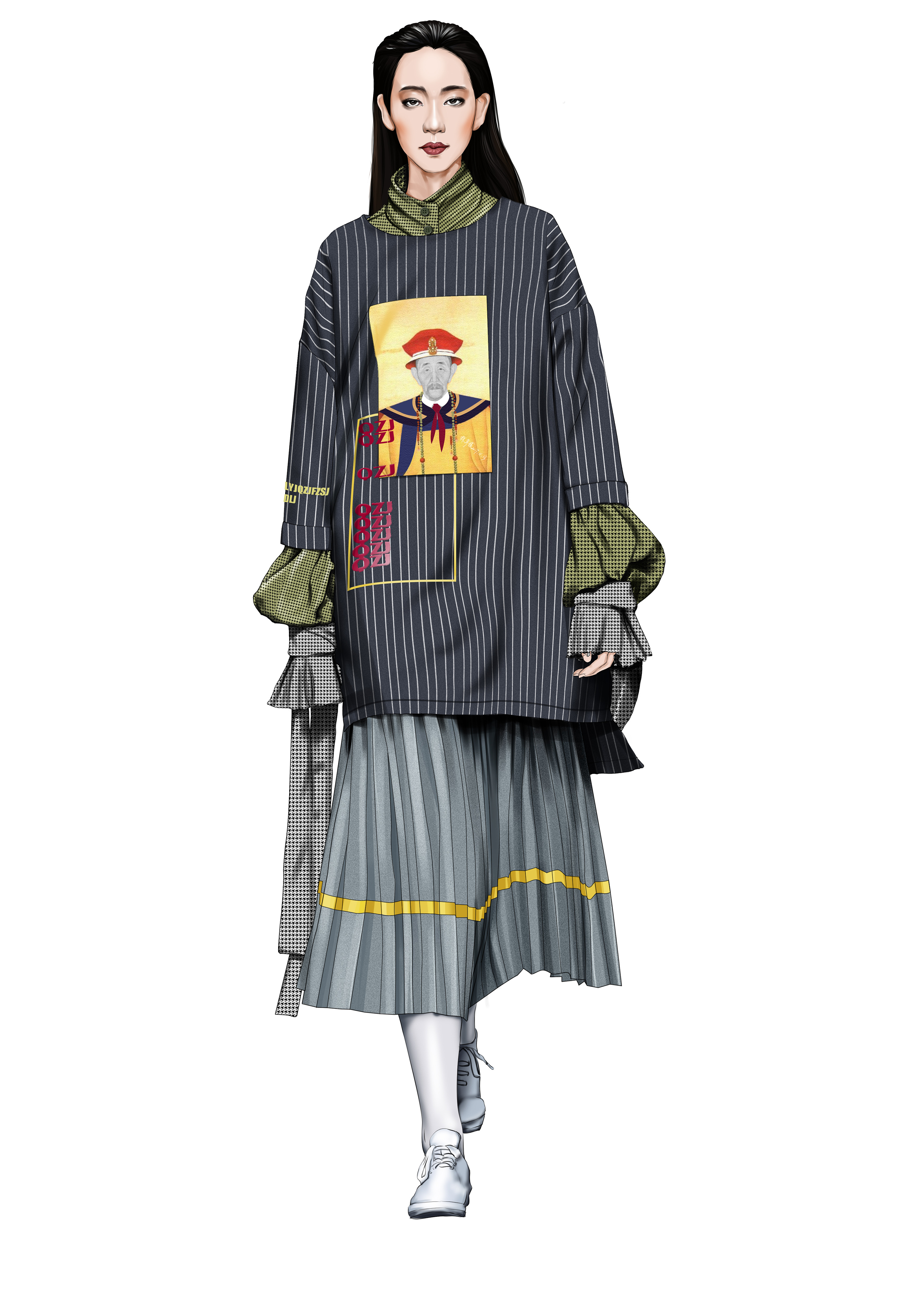 近期电脑效果图技法|服装|其他服装|林严俊_原创作品-站酷zcool