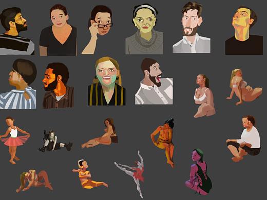 假期练习10分钟速写