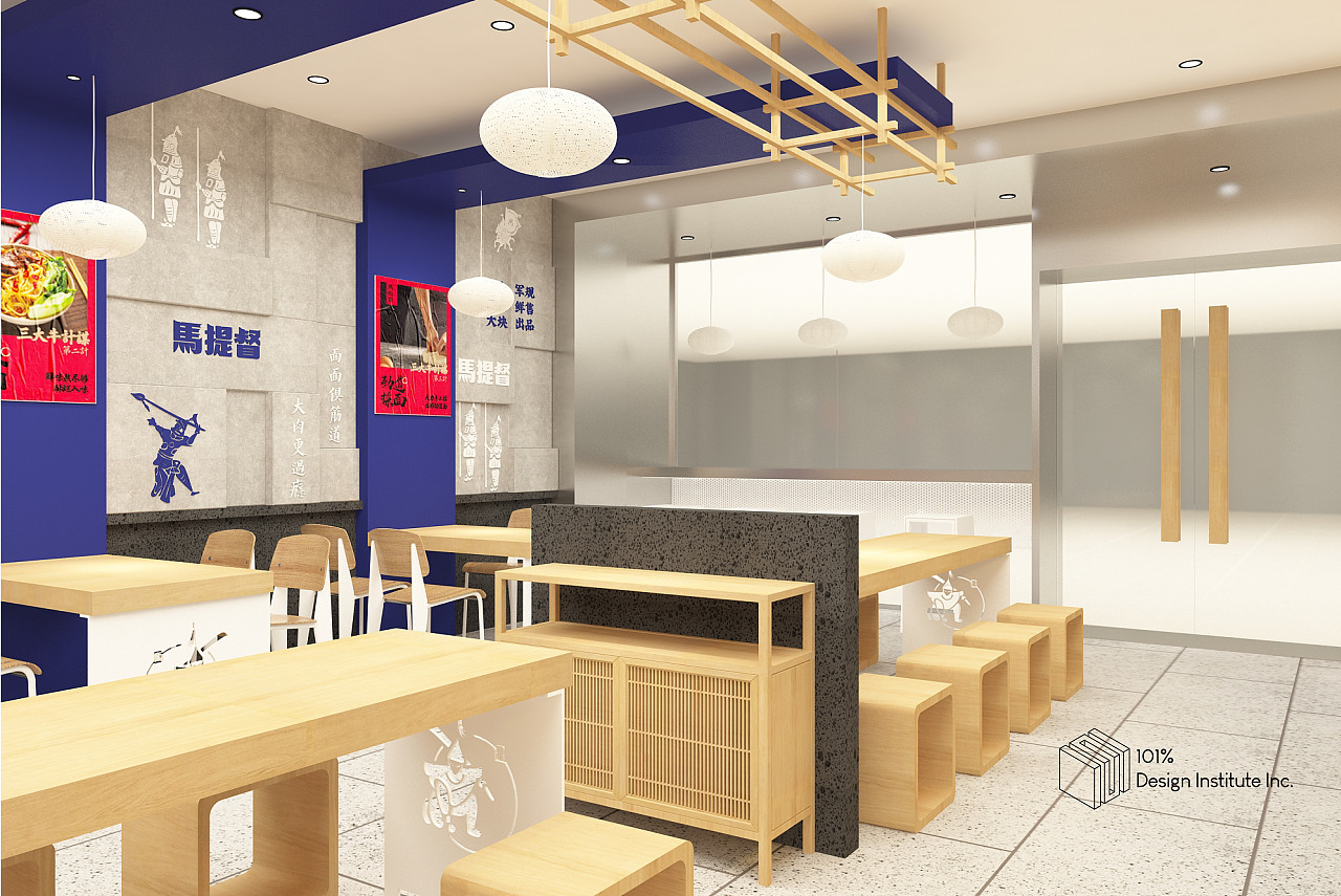 商场一楼沿街餐饮店铺空间设计_壹零壹空间设计-站酷zcool