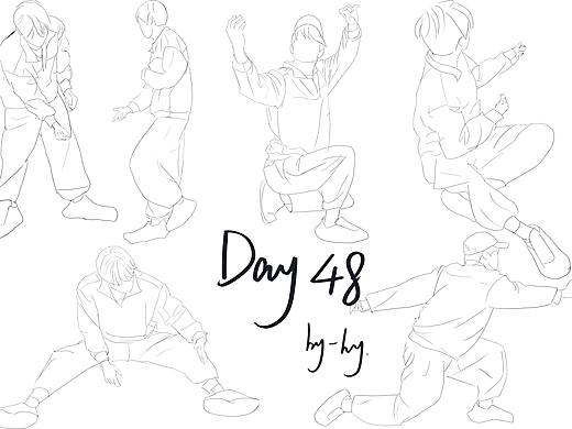 #速写60天挑战赛#Day48@速写班长（个人主页-ZNTg2NjI5NTI=） - 创作习作 - 站酷设计师咸鱼干设计原创素材 - 站酷ZCOOL