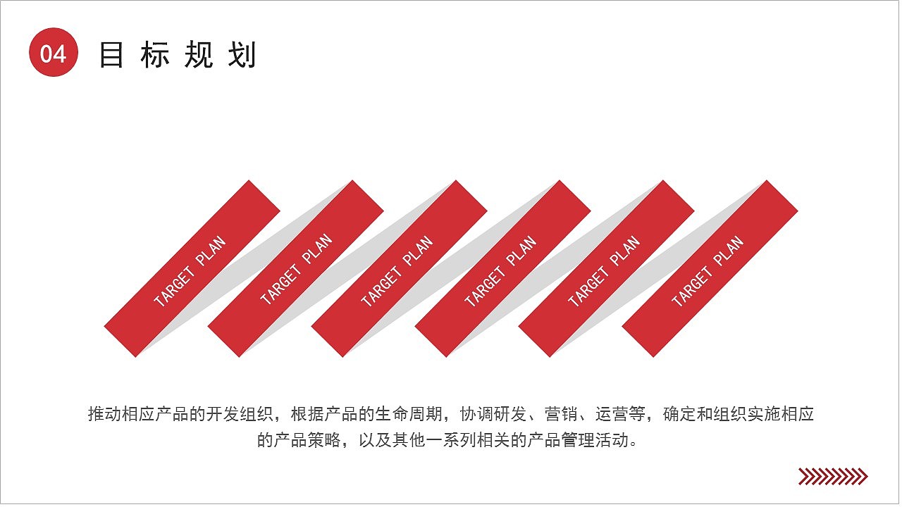 简洁红色企业年终述职报告工作汇报PPT模板