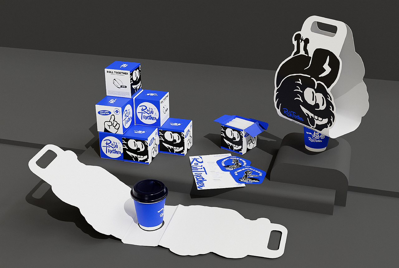 #独立设计 品牌-「一起卷 咖啡饮品」卷出新花样（图ZMzMwNDAwOTY0） - 品牌 - 站酷设计师苏白SUBAI原创素材 - 站酷ZCOOL